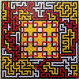 perler beads, 11x11
