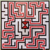 perler beads, 11x11
